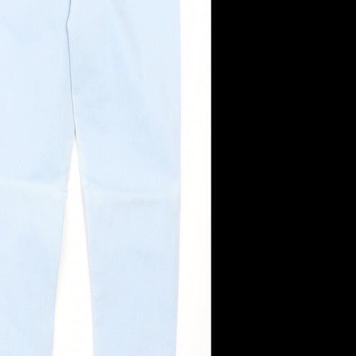 Topshop Womens Blue  Denim Straight Jeans Size 23 in L27 in