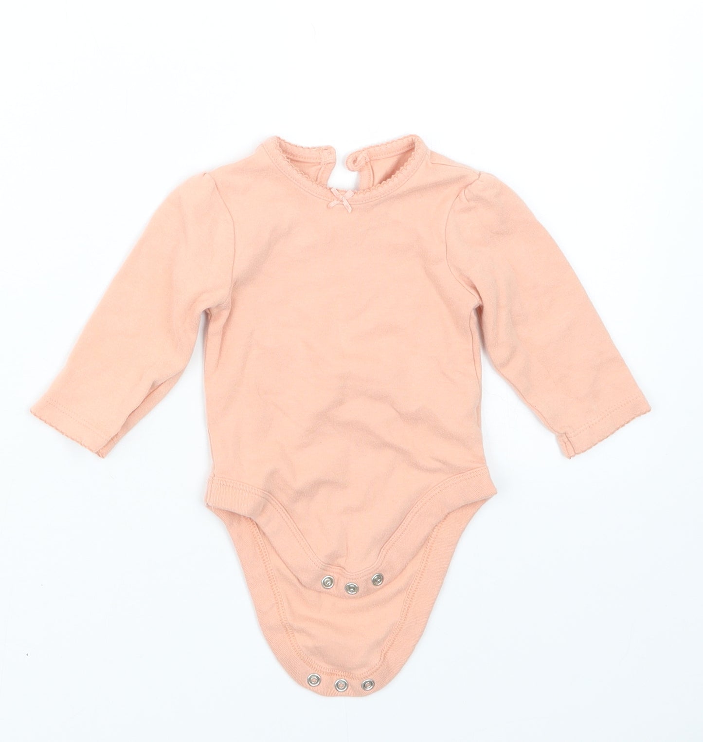 George Girls Orange   Babygrow One-Piece Size 3-6 Months