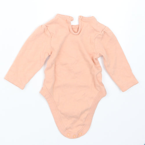 George Girls Orange   Babygrow One-Piece Size 3-6 Months