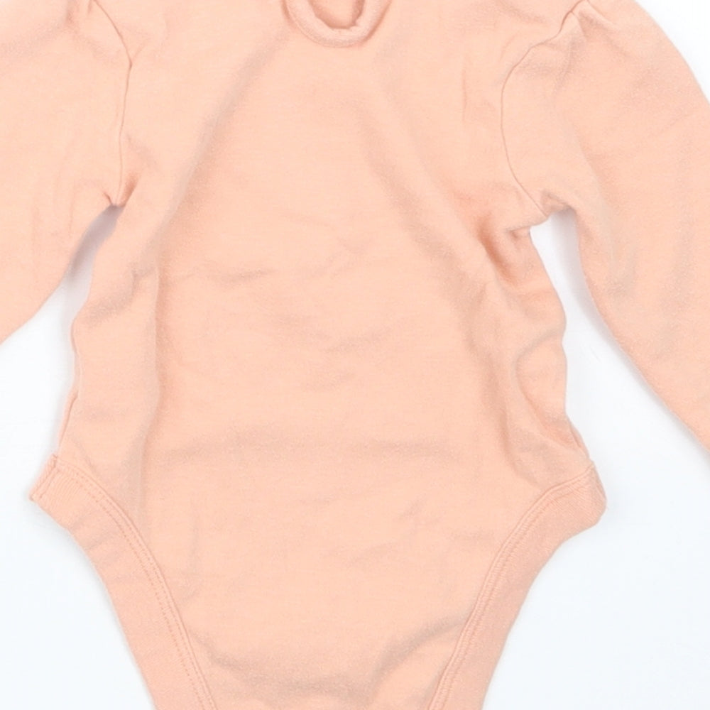 George Girls Orange   Babygrow One-Piece Size 3-6 Months