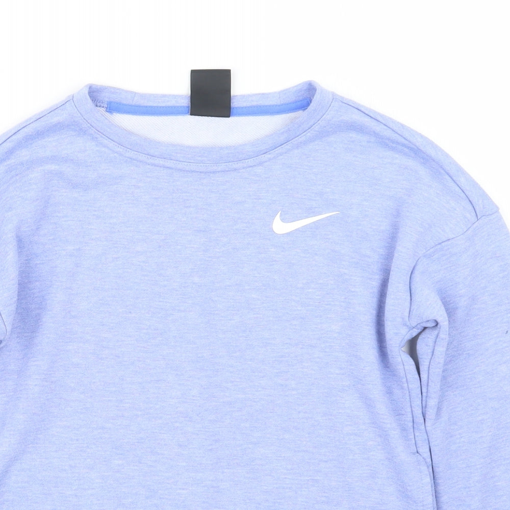 Nike Girls Blue   Pullover Jumper Size 12-13 Years