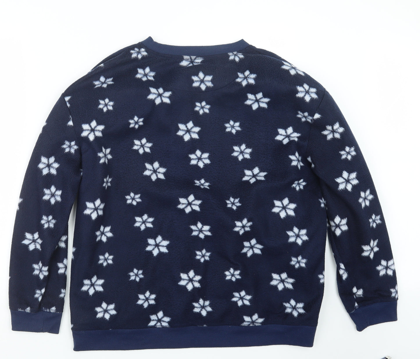 Love to Lounge Womens Blue Geometric  Top Pyjama Top Size 18  - Christmas