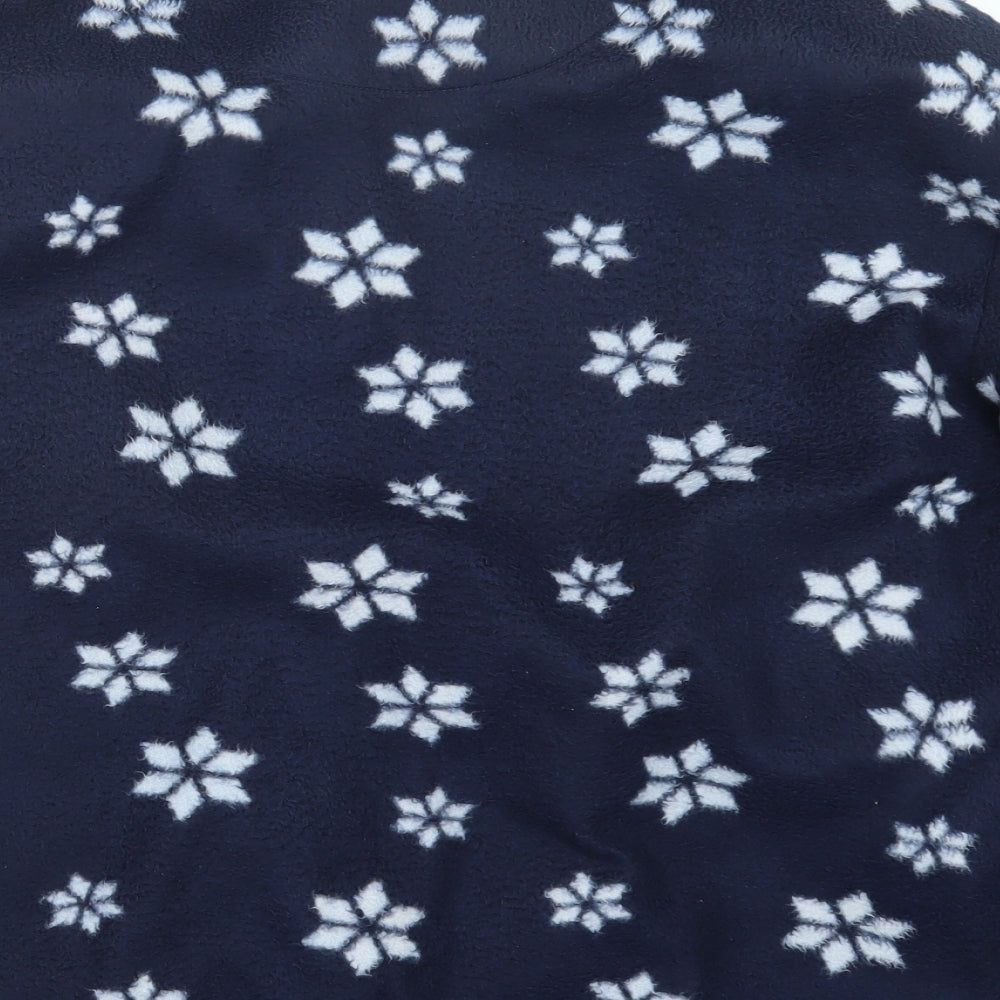 Love to Lounge Womens Blue Geometric  Top Pyjama Top Size 18  - Christmas