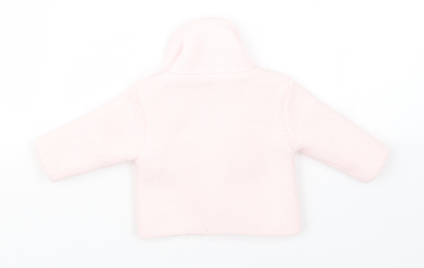 Jan & elion Girls Pink  Knit Jacket  Size 0-3 Months