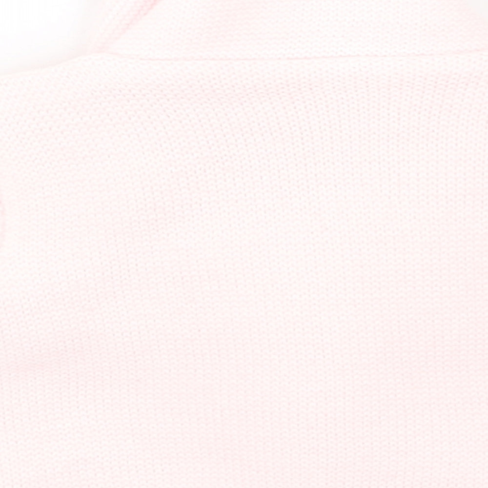Jan & elion Girls Pink  Knit Jacket  Size 0-3 Months