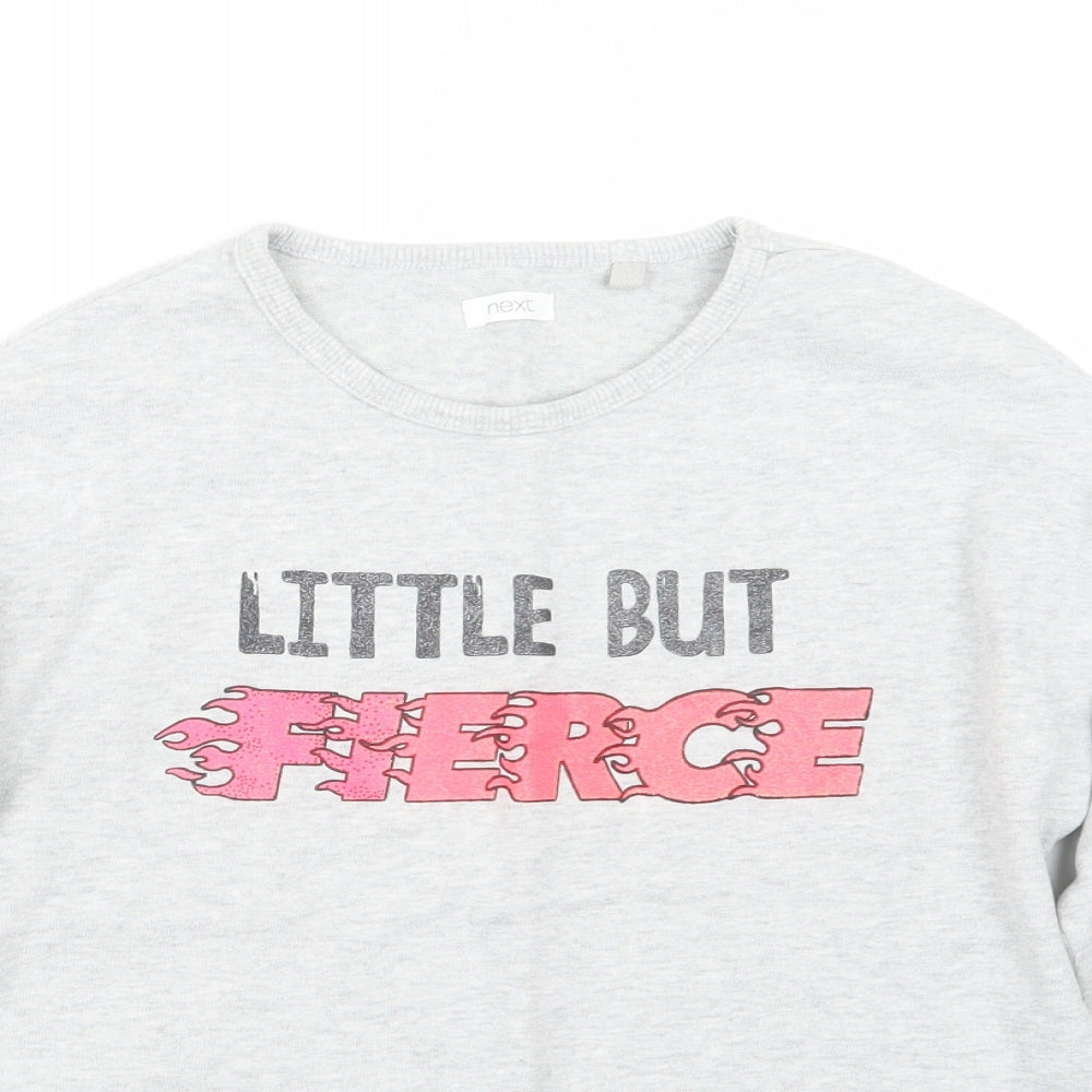NEXT Girls Grey   Pullover Jumper Size 12 Years
