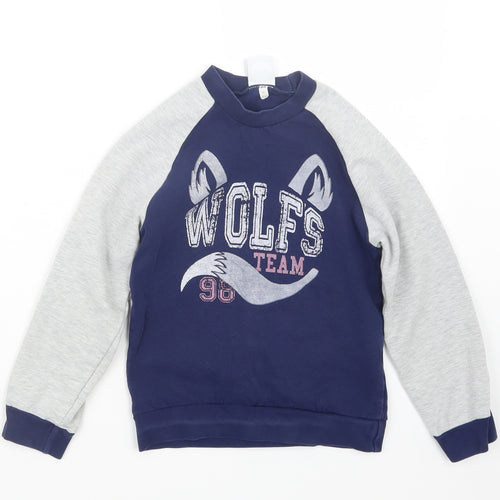 ellepi Boys Grey   Pullover Jumper Size 6 Years
