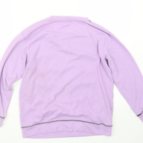 Studio Womens Purple Geometric  Top Pyjama Top Size 8