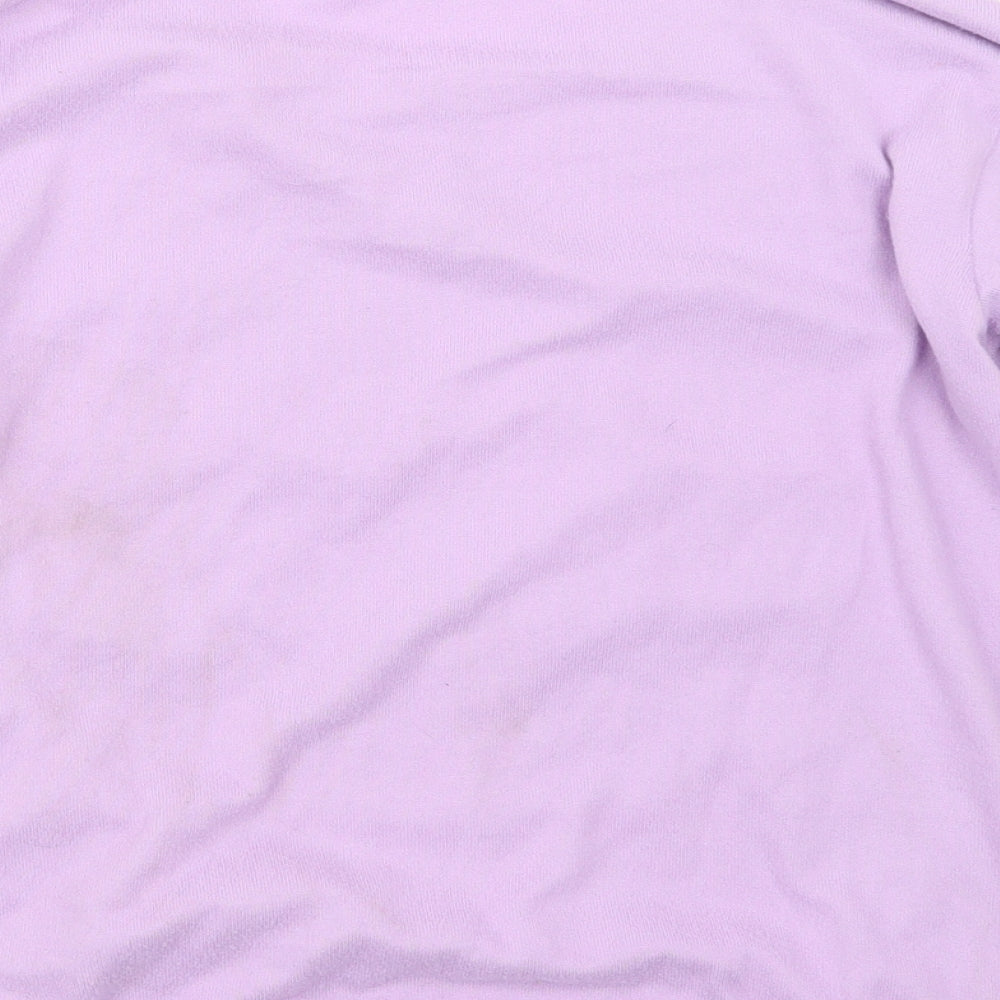 Studio Womens Purple Geometric  Top Pyjama Top Size 8