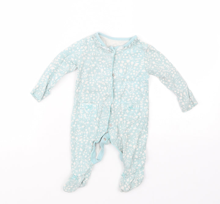 George Girls Green Geometric  Babydoll One Piece Size 3-6 Months