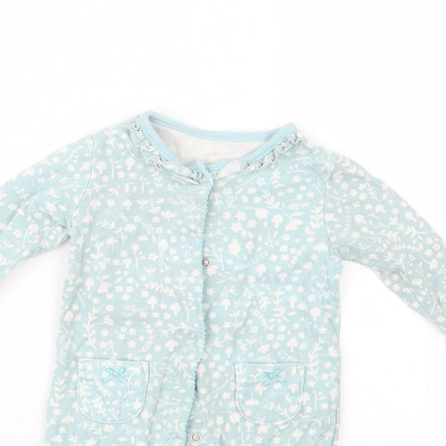 George Girls Green Geometric  Babydoll One Piece Size 3-6 Months