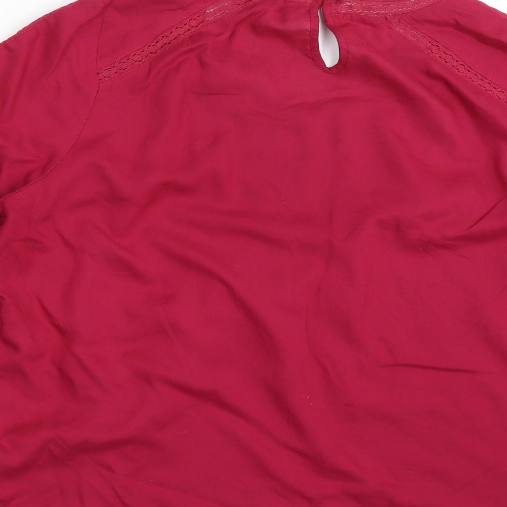 TU Womens Red   Basic Blouse Size 20