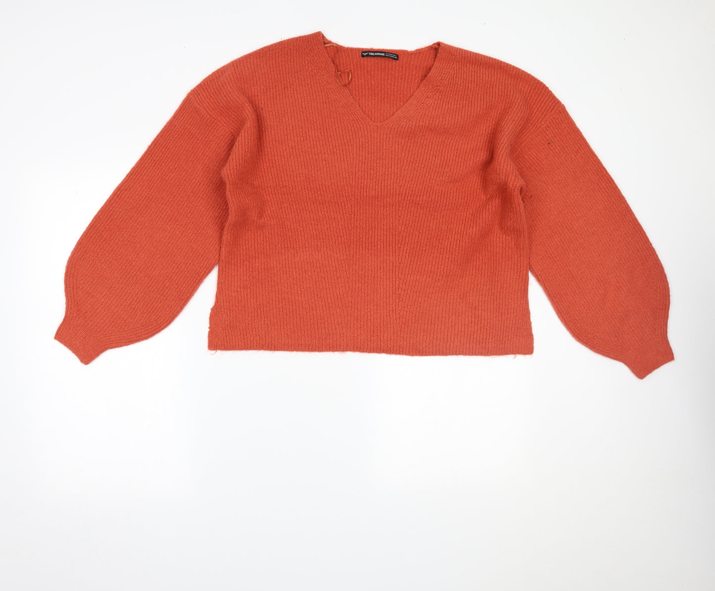 Threadbare Womens Orange   Pullover Jumper Size 8