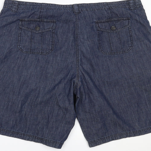 Debenhams Womens Blue   Chino Shorts Size 18