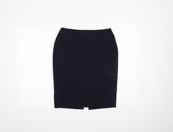 Brook Taverner Womens Blue Straight & Pencil Skirt Size 28 in