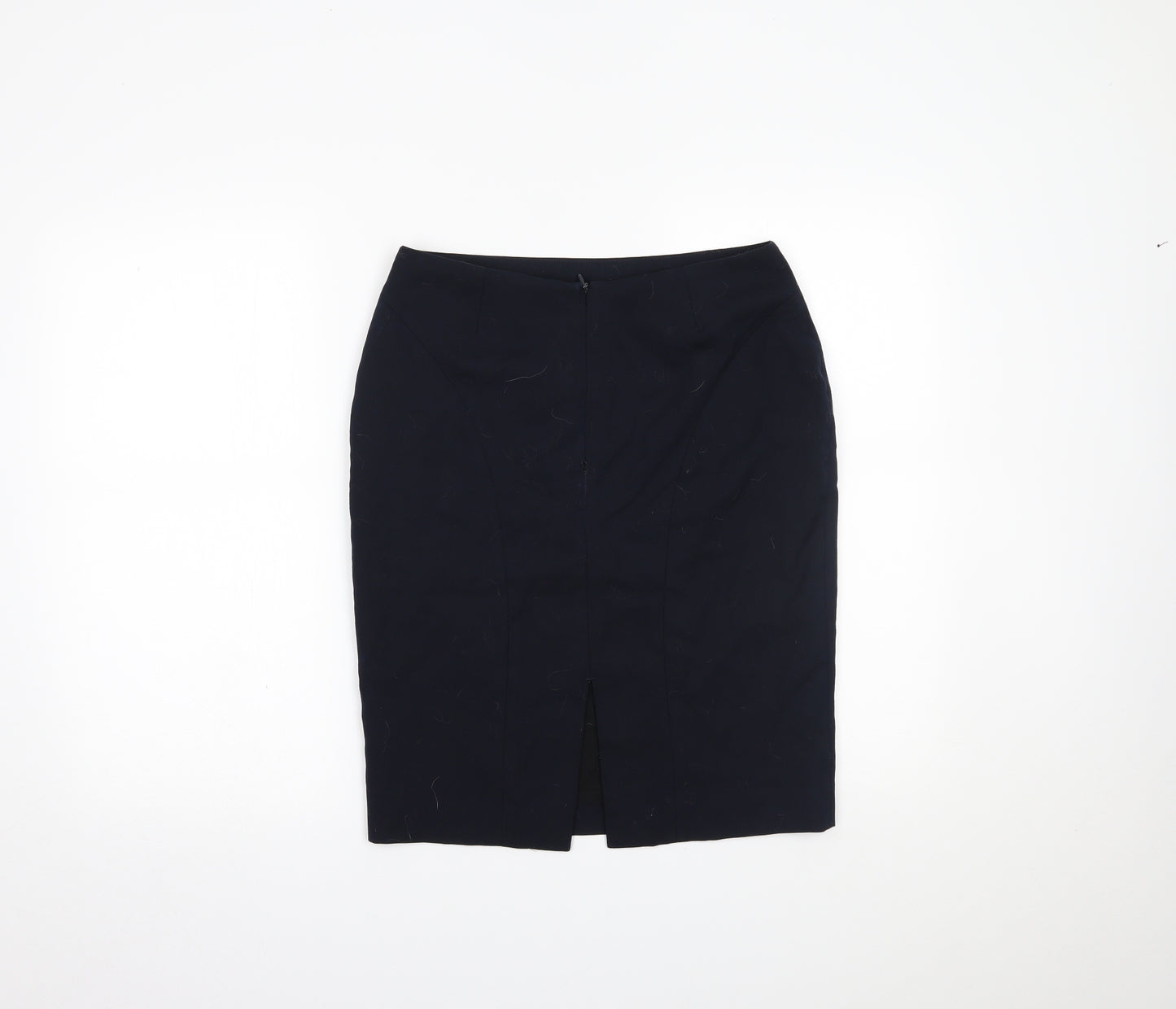 Brook Taverner Womens Blue   Straight & Pencil Skirt Size 28 in
