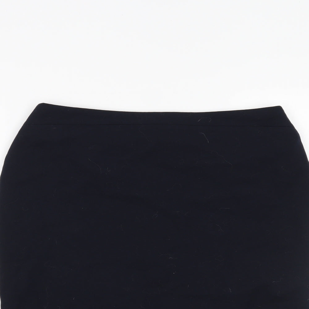Brook Taverner Womens Blue   Straight & Pencil Skirt Size 28 in