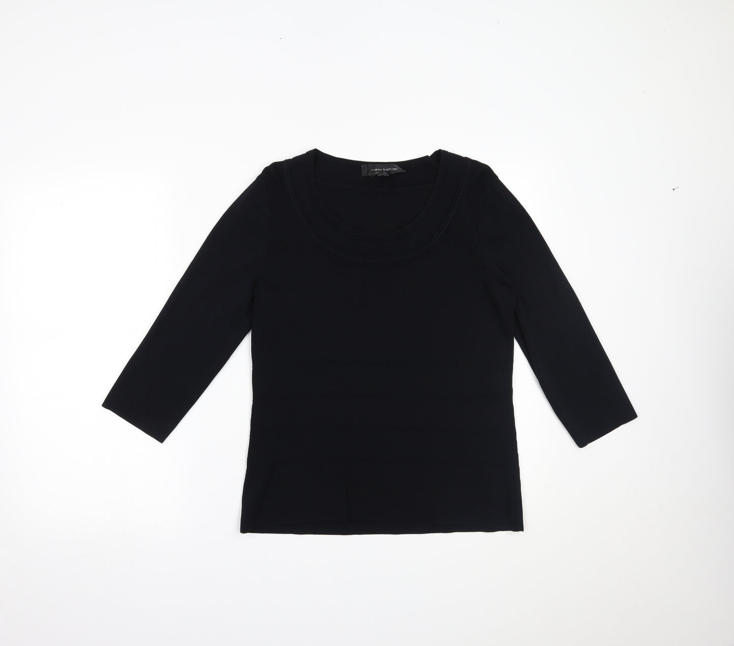 cable & Womens Black   Basic Blouse Size M