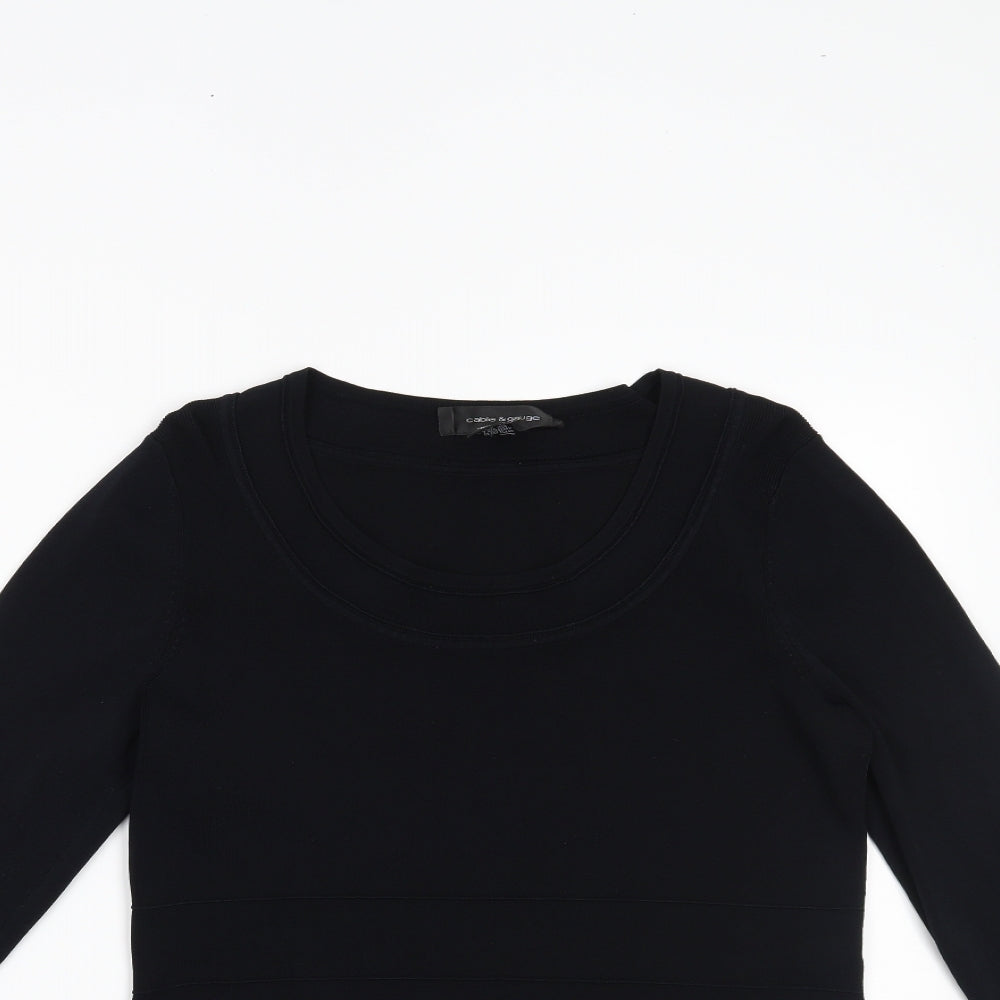 cable & Womens Black   Basic Blouse Size M