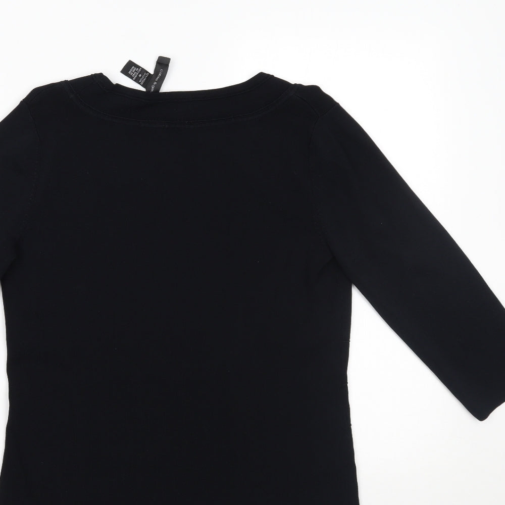 cable & Womens Black   Basic Blouse Size M