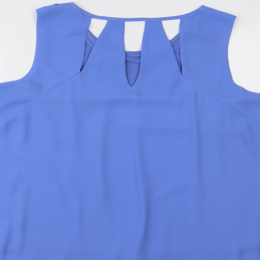 TU Womens Blue   Basic Tank Size 16
