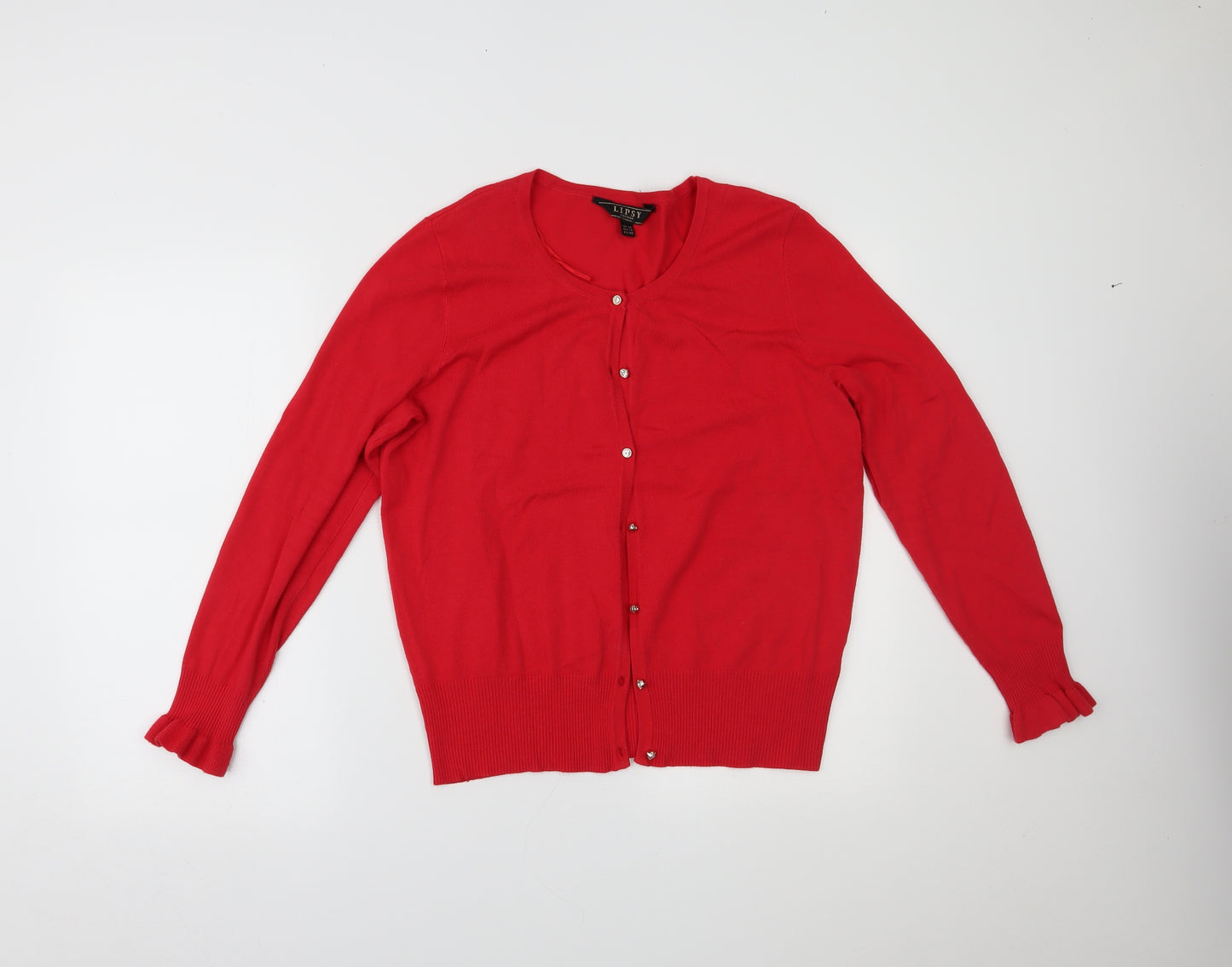 Lipsy Womens Red   Cardigan Jumper Size 18