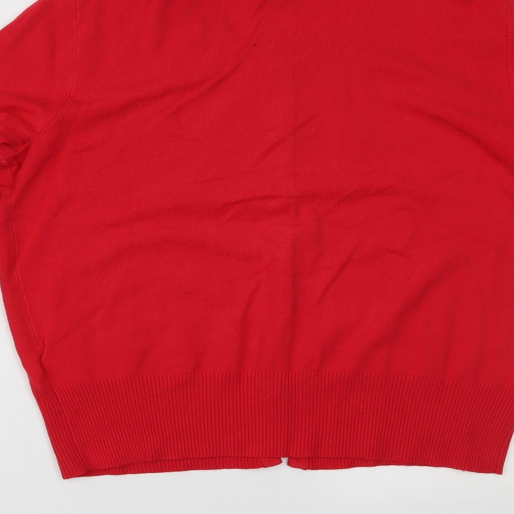 Lipsy Womens Red   Cardigan Jumper Size 18