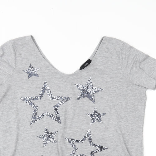 NEXT Womens Grey   Basic T-Shirt Size 16