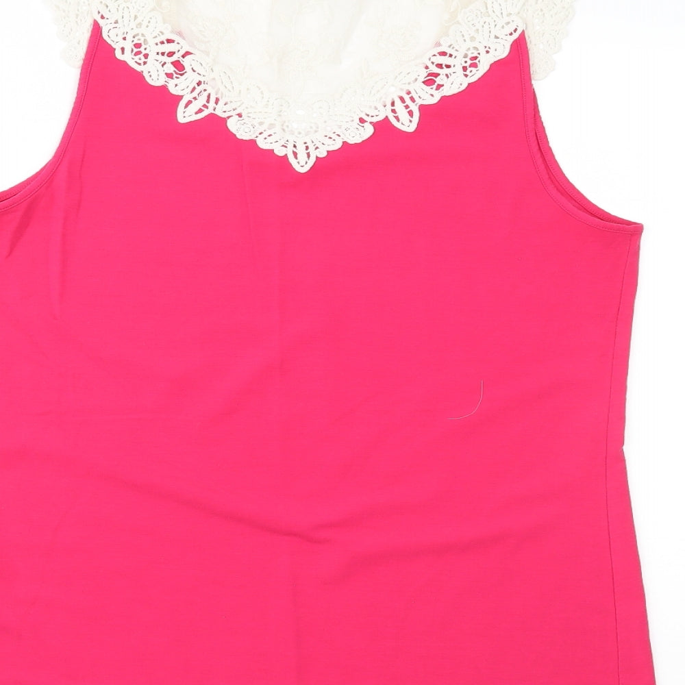 TU Womens Pink   Camisole Tank Size 16
