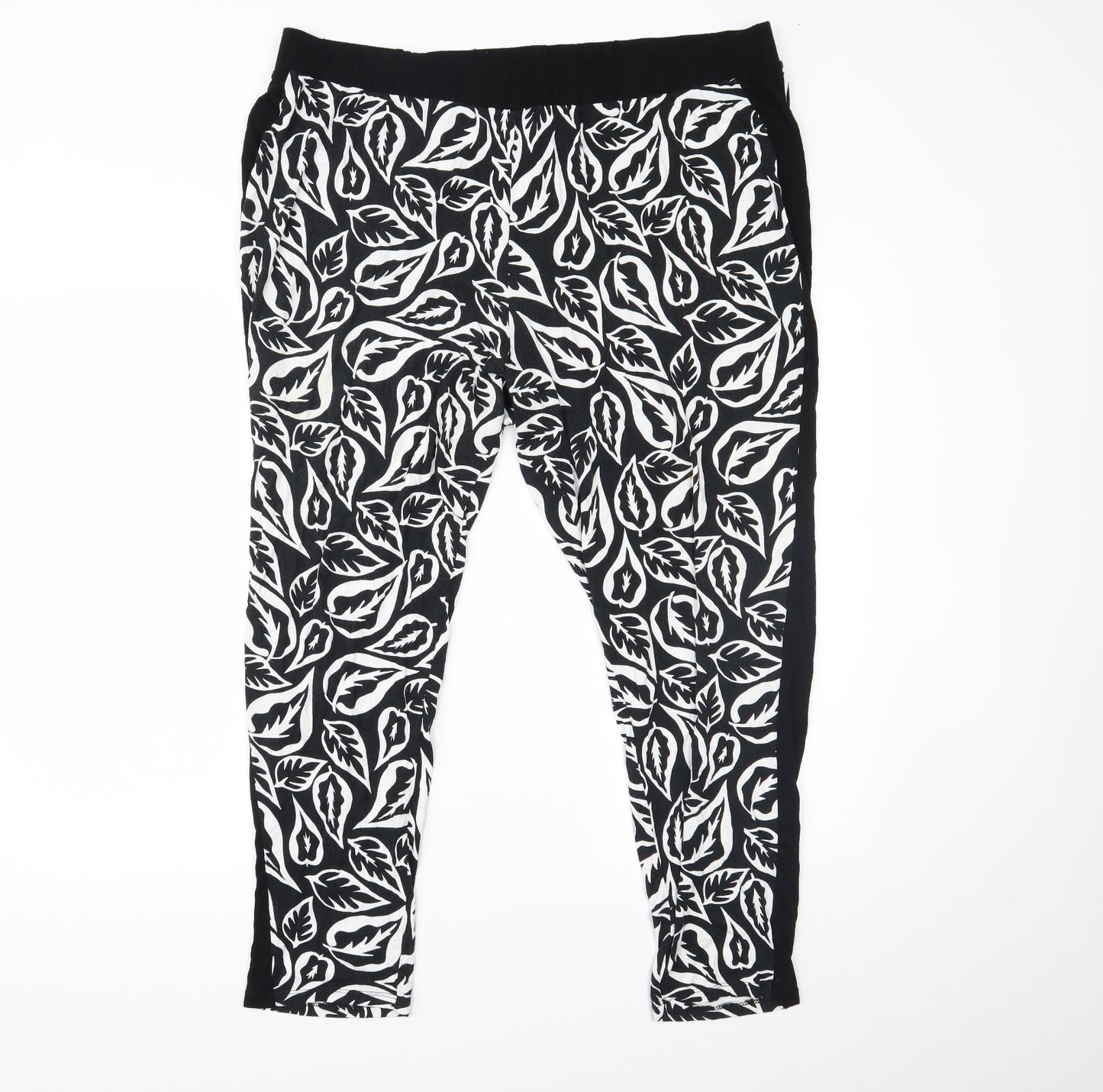 F&F Womens Black   Trousers  Size 20 L24 in