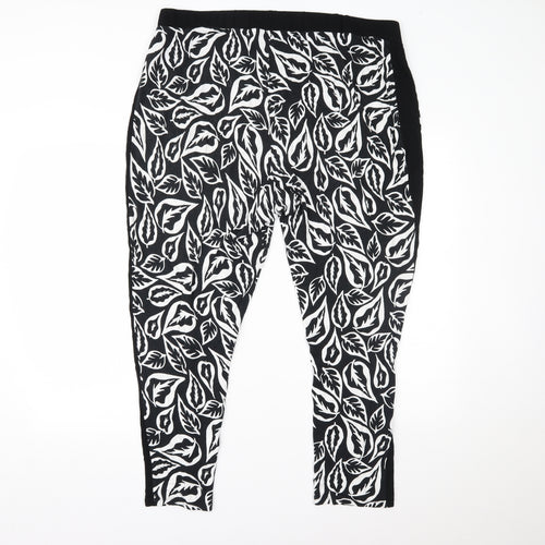 F&F Womens Black   Trousers  Size 20 L24 in