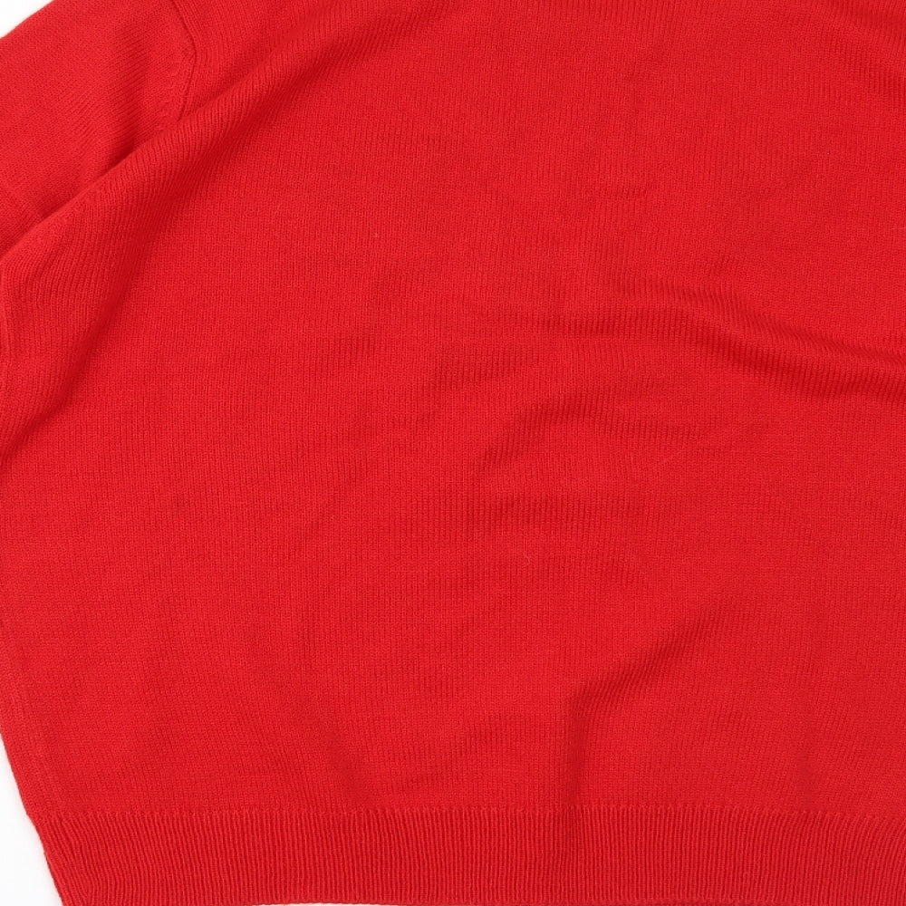 Avenue Womens Red   Pullover Jumper Size L