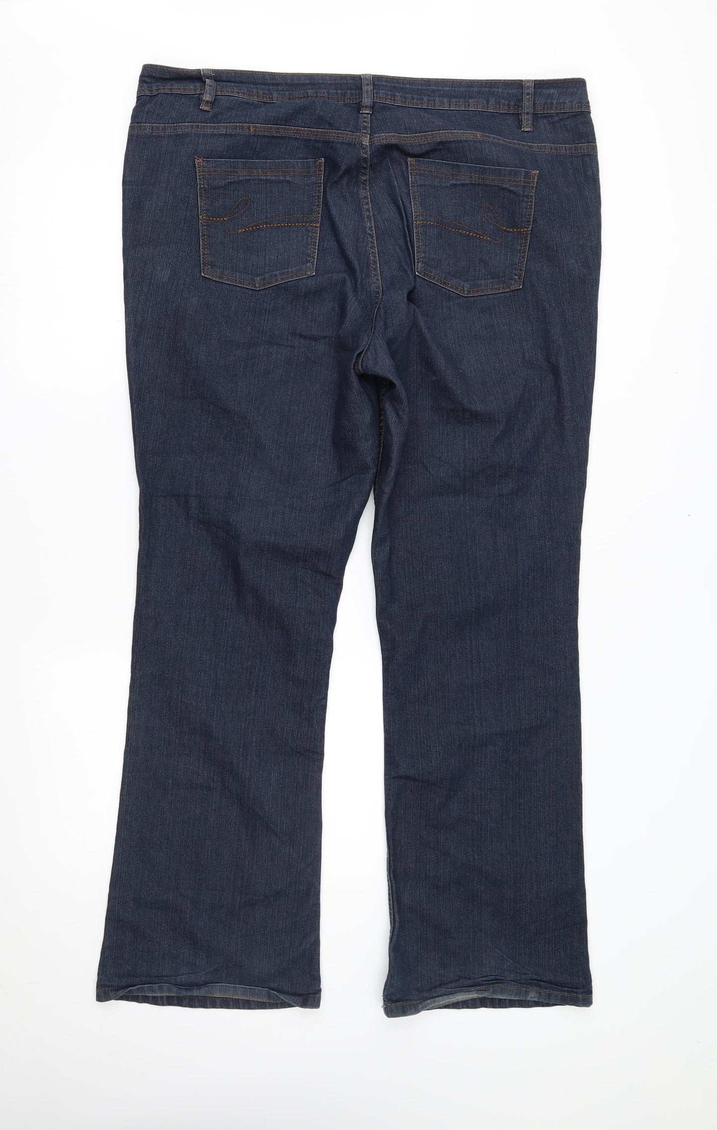 George Womens Blue  Denim Bootcut Jeans Size 20 L30 in