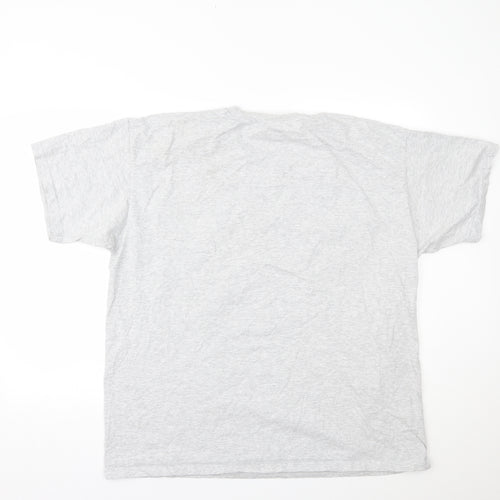 Fruit of the Loom Mens Grey    T-Shirt Size 2XL