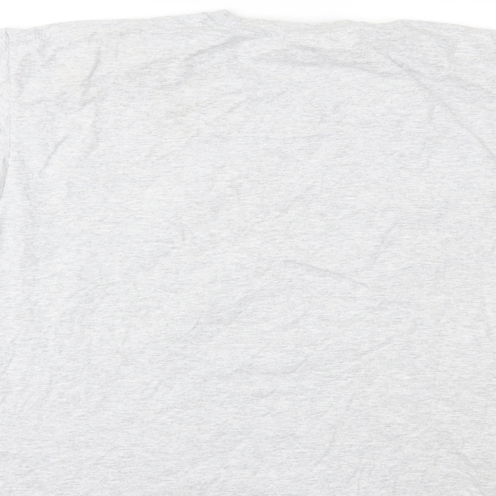 Fruit of the Loom Mens Grey    T-Shirt Size 2XL