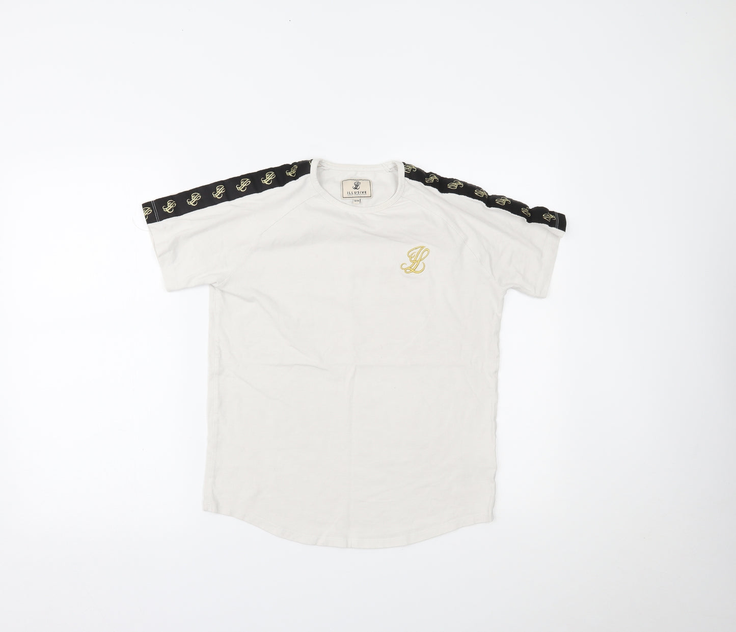 ILLUSIVE LONDON Boys White   Basic T-Shirt Size 13-14 Years