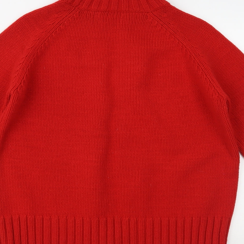 Marks and Spencer Womens Red   Pullover Jumper Size 16