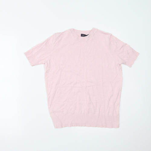 Marks and Spencer Womens Pink   Basic T-Shirt Size 8