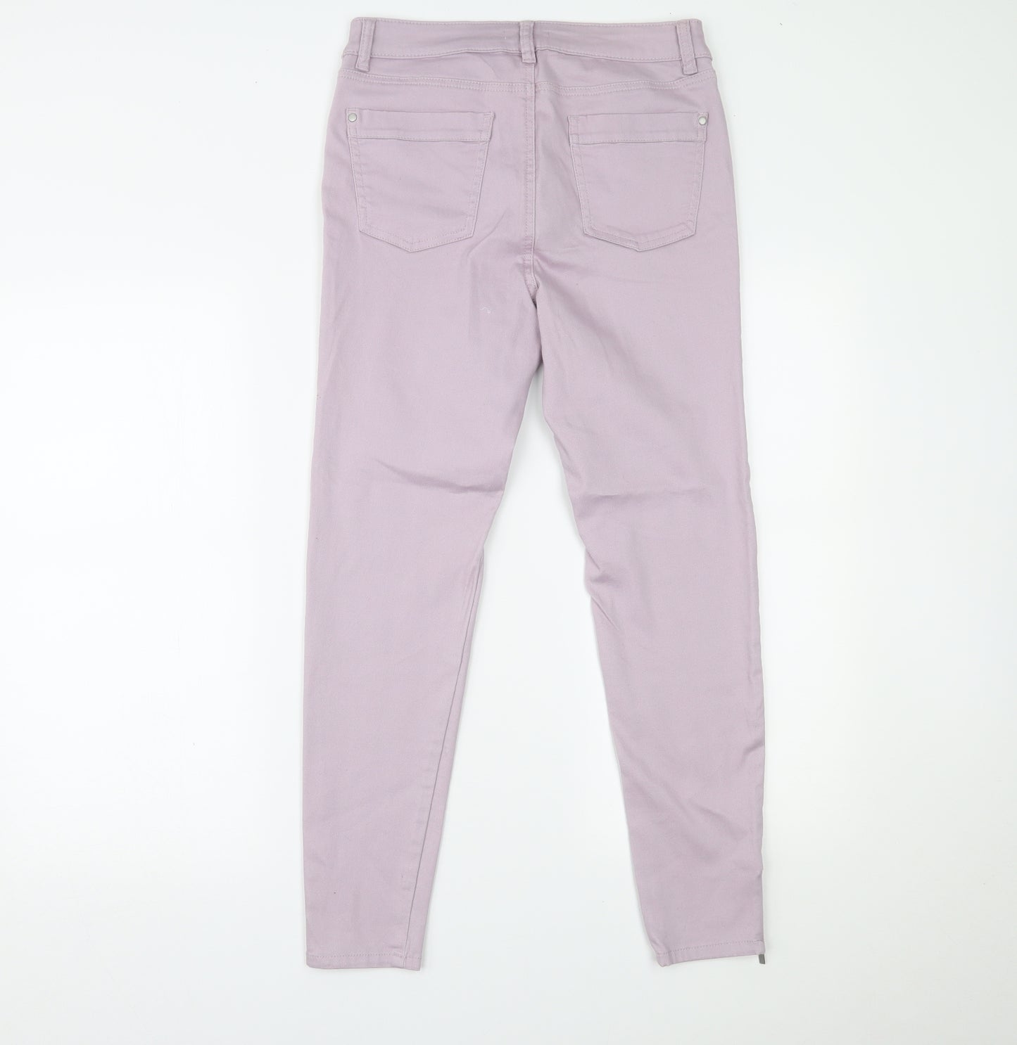 TU Womens Purple  Denim Skinny Jeans Size 12 L24 in
