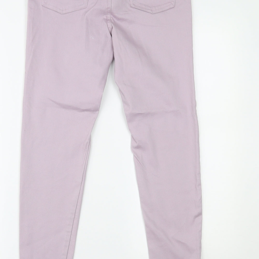 TU Womens Purple  Denim Skinny Jeans Size 12 L24 in