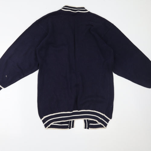 ST MICHAEL Womens Blue   Cardigan Jumper Size 12