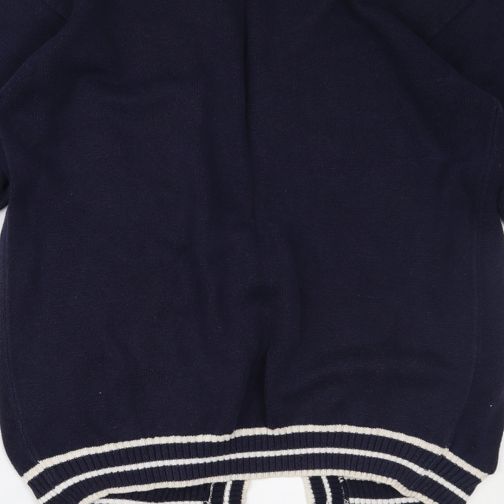 ST MICHAEL Womens Blue   Cardigan Jumper Size 12