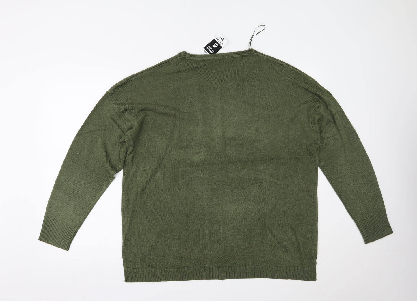 Pep&CO Womens Green   Pullover Jumper Size 22