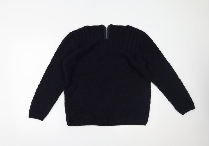BHS Womens Blue Pullover Jumper Size 14