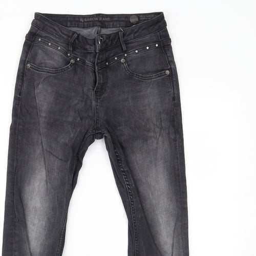 Garcia Womens Black  Denim Skinny Jeans Size 27 L28 in