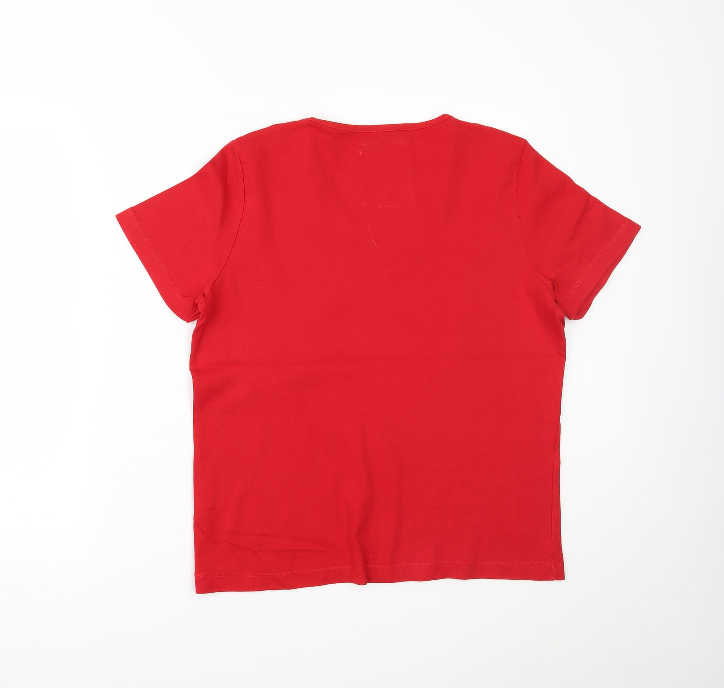 BM Womens Red   Basic T-Shirt Size M