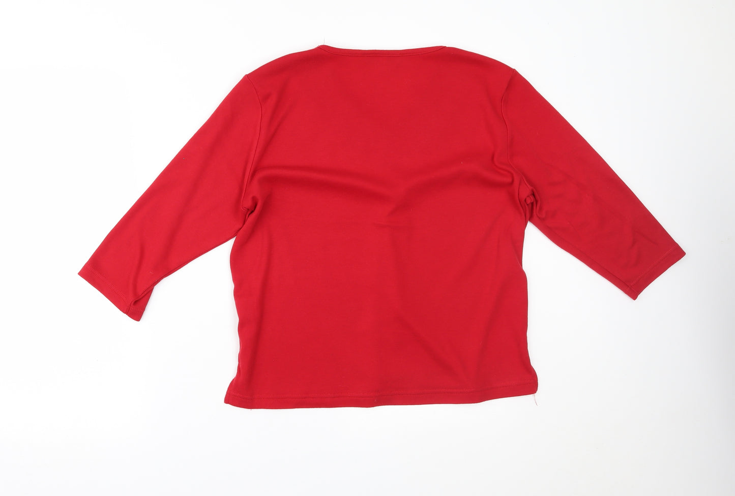 Amoretti Womens Red   Basic T-Shirt Size M