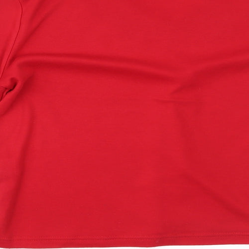 Amoretti Womens Red   Basic T-Shirt Size M