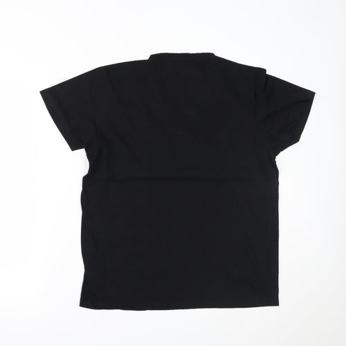 Preworn Mens Black    T-Shirt Size M