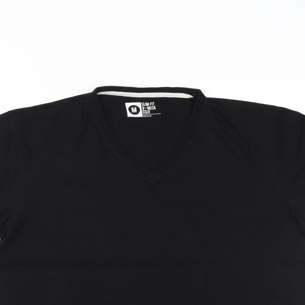 Preworn Mens Black    T-Shirt Size M